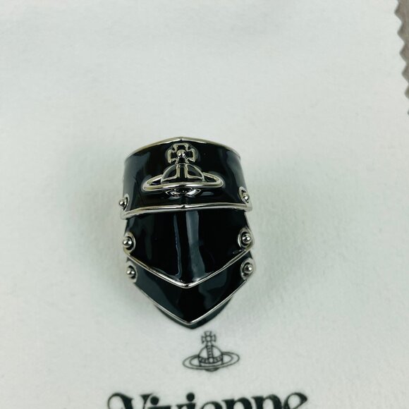 Vivienne Westwood black ring - Picture 6 of 9